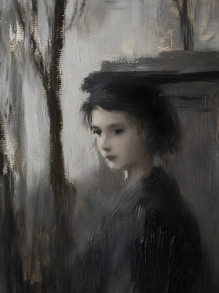 Girl In A Black Hat