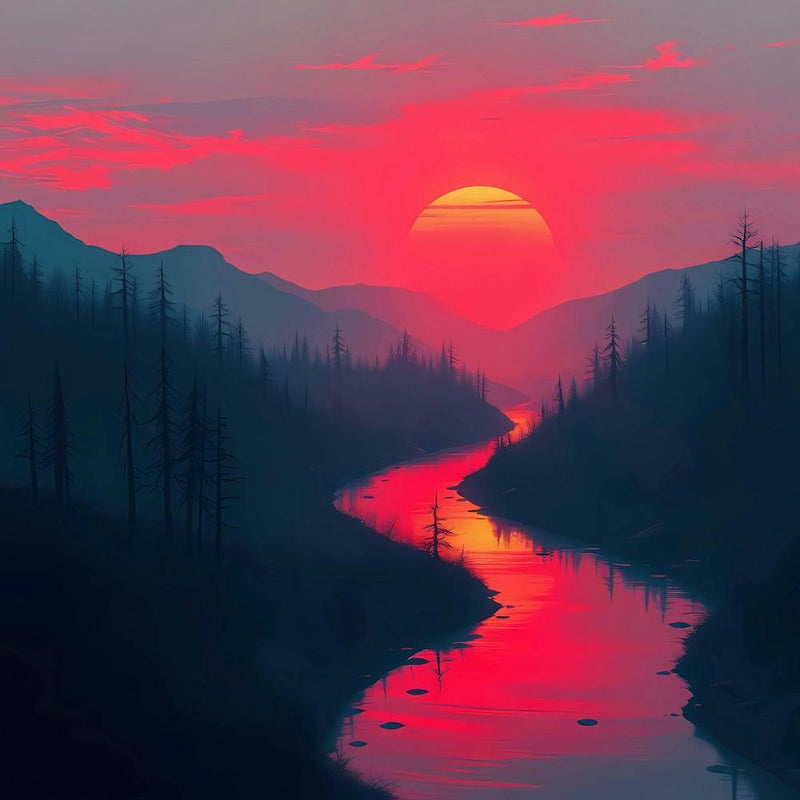 Sunset In The Mountains 29