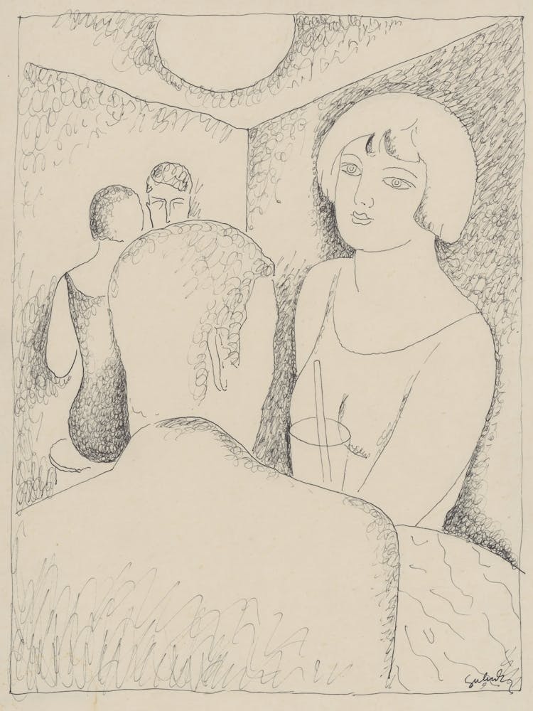 In A Café, Mikuláš Galanda