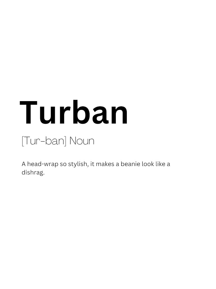 Turban Definition Meaning
