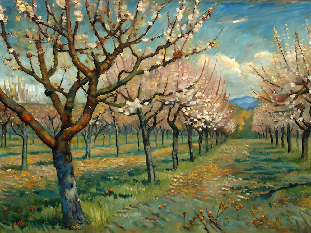 van goghnBlossoming Orchard