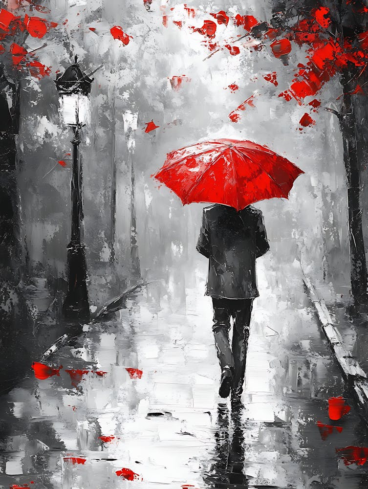 Man In The Rain 1