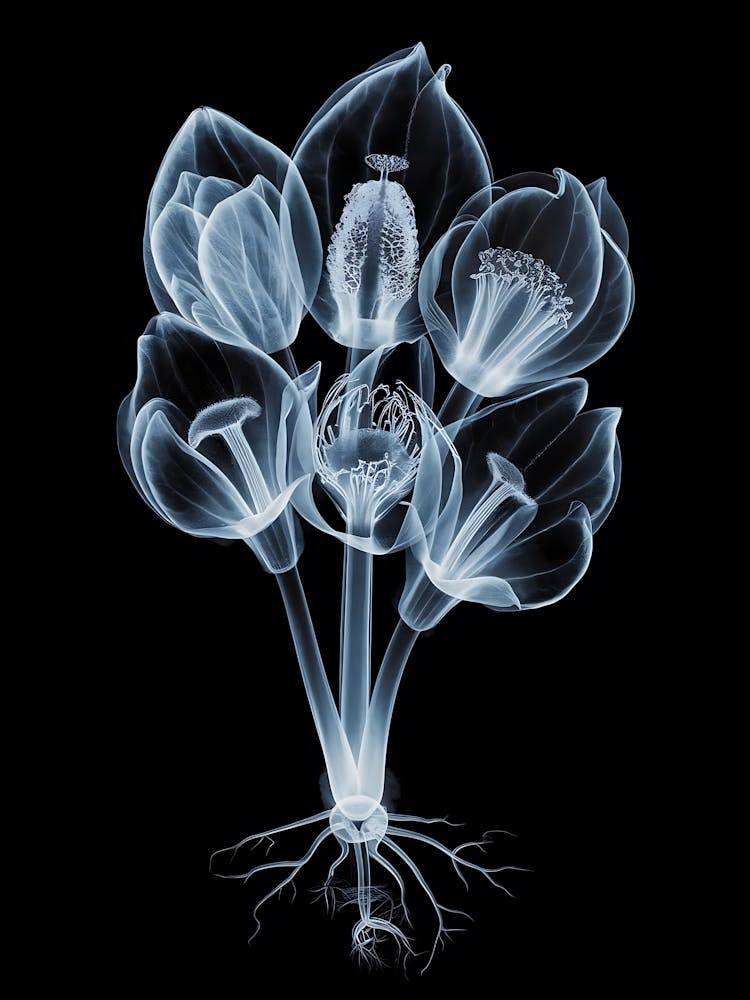 Röntgen-Blumen