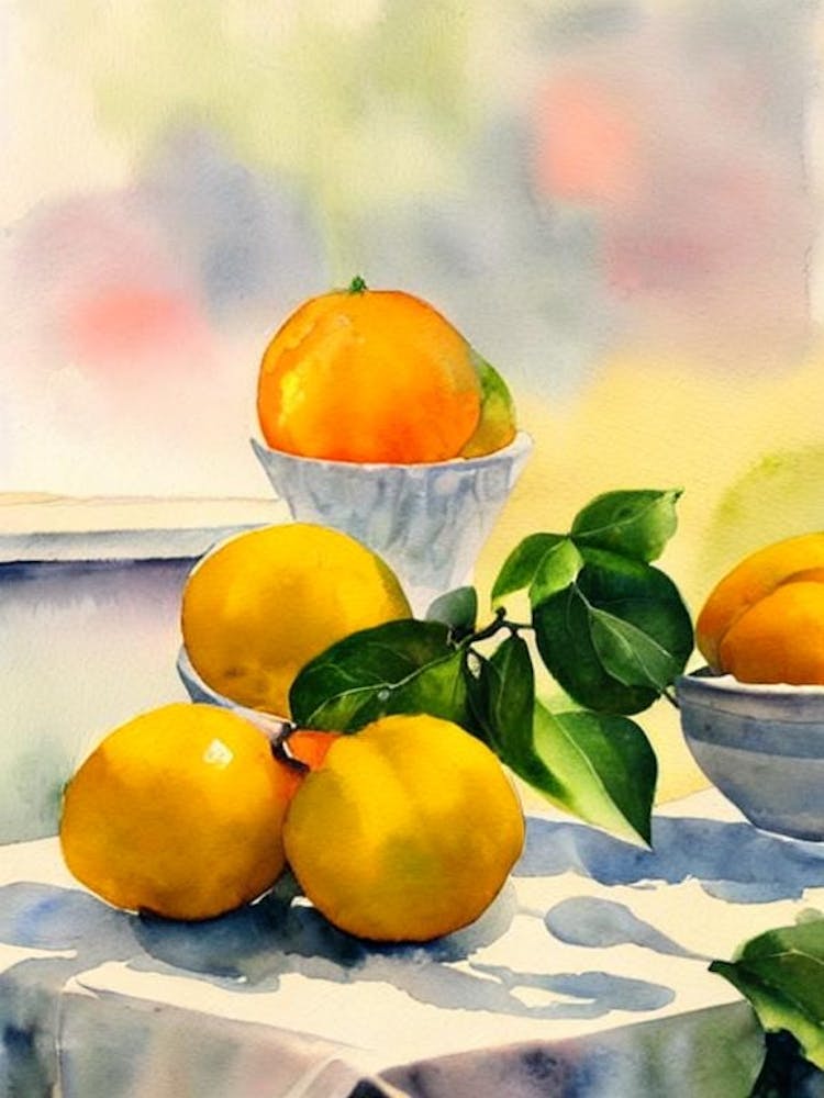 Ugli 2 Fruit Italian Watercolour fruit