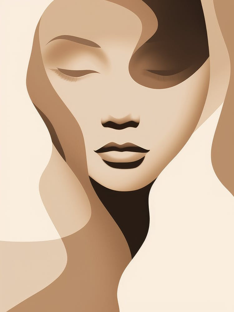 Abstract Portrait Of A Woman 14