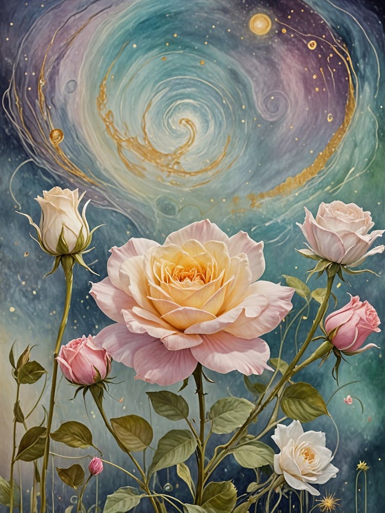 Cosmic Rose Garden