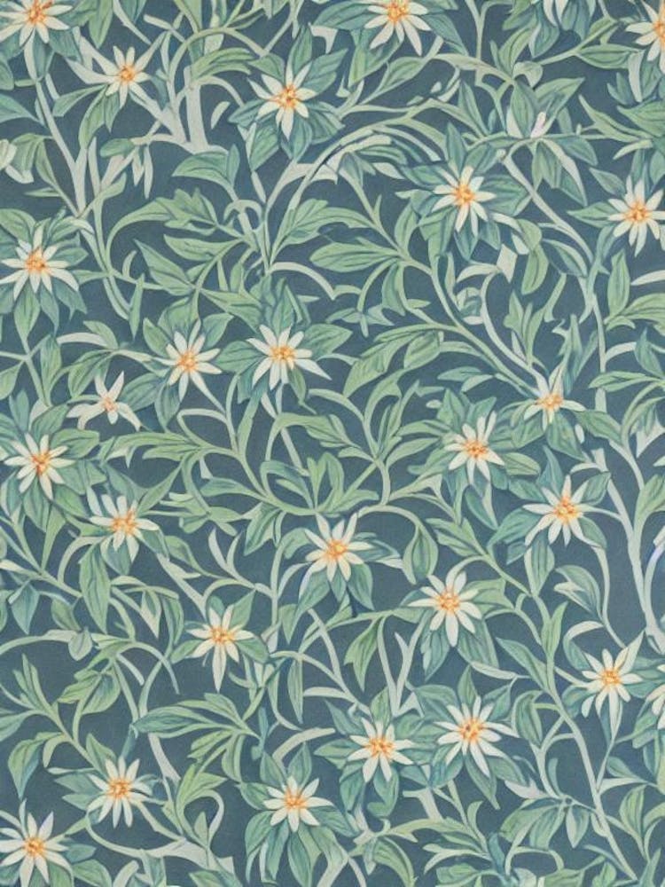 Black Tupelo 2 tree Vintage Botanical