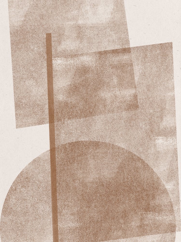Papiercollage Braune Komposition