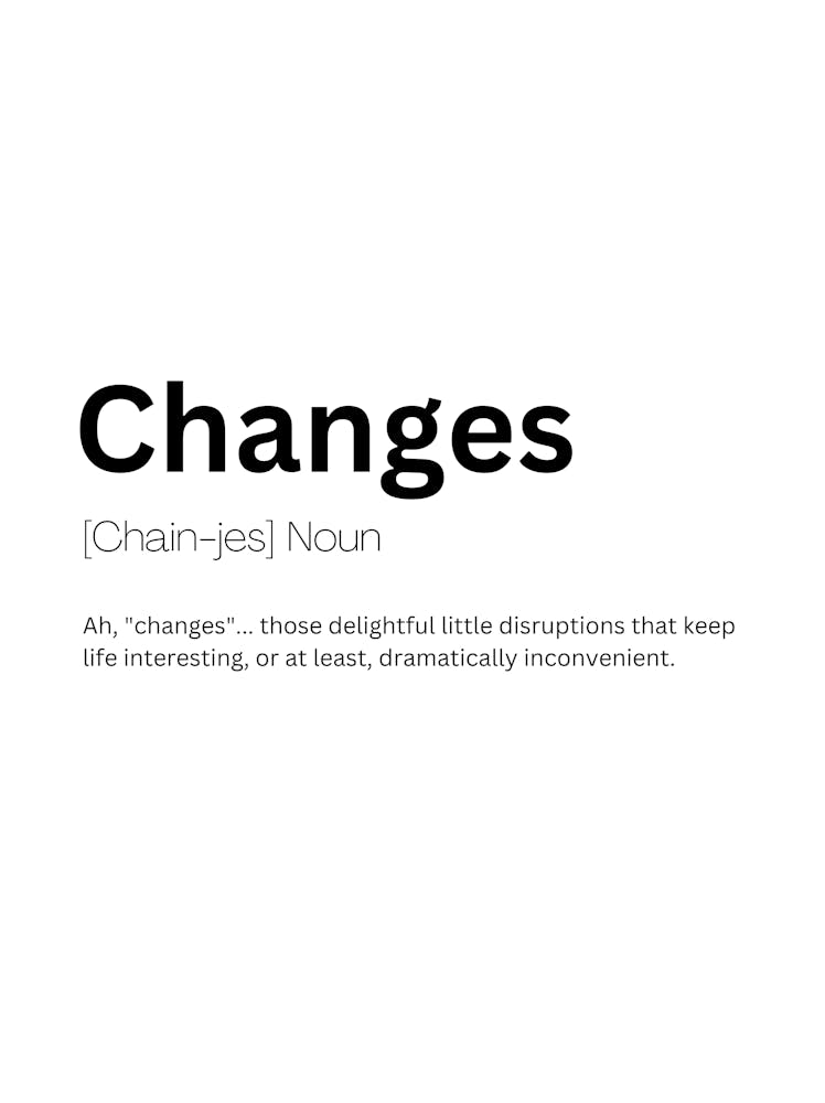 Changes Definition Meaning 1