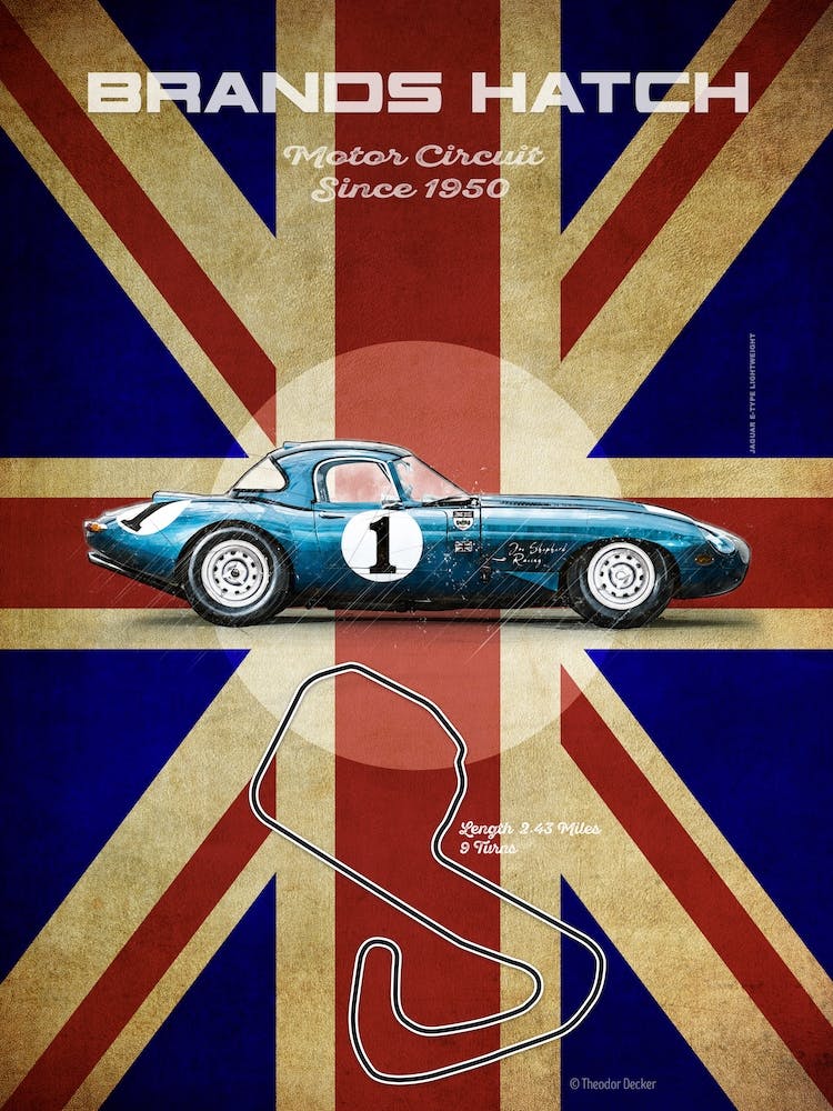 Brands Hatch E Type Lightweight