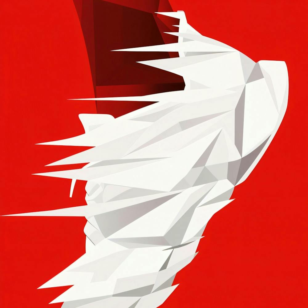 Running Shoes Triangle Red