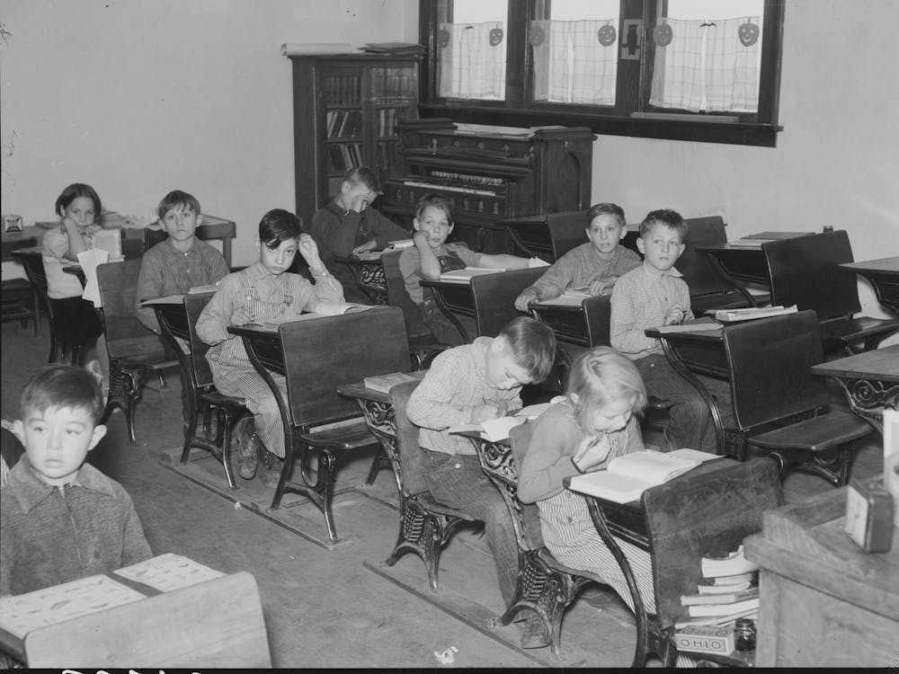 Rural School,Williams County, North Dakota By Russell Lee