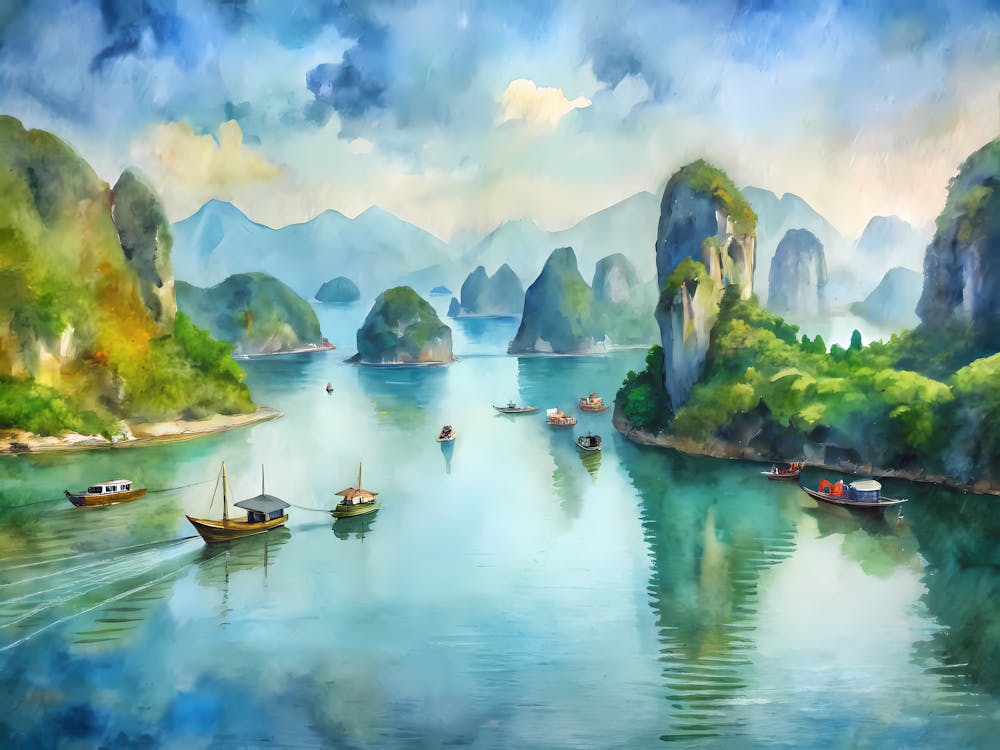 Van Gogh Ha Long Bay Vietnam