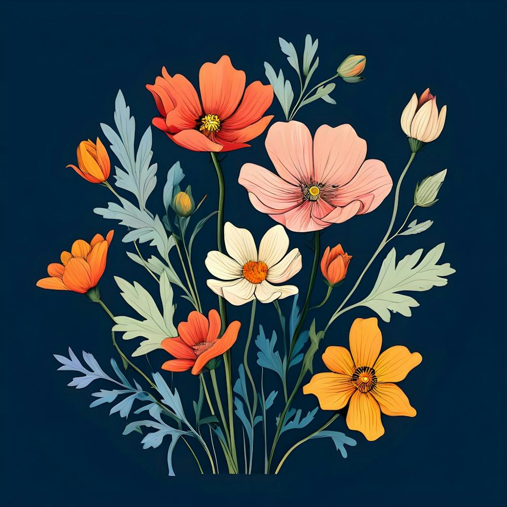 Watercolor Flowers 32