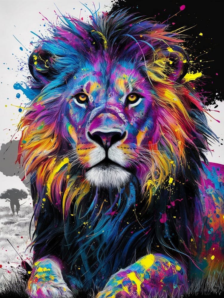 Lion Painting 1