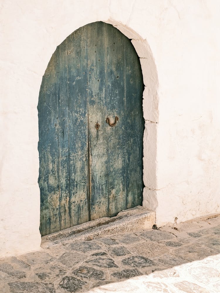 Old Blue Door // Ibiza Travel Photography