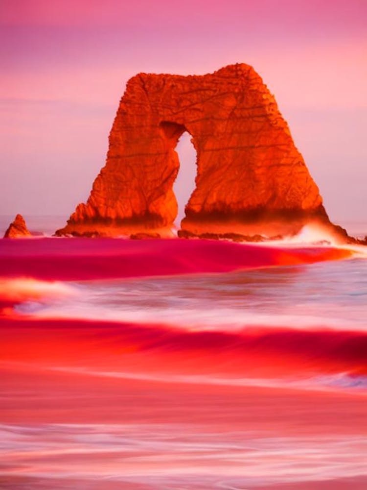 Durdle Door Beach, Dorset Pink Beach 3