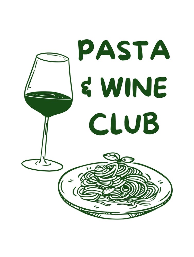 Green Pasta And Wine Club
