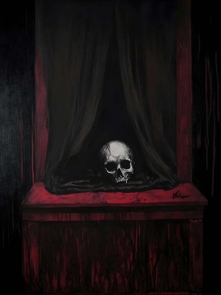Skull In The Window