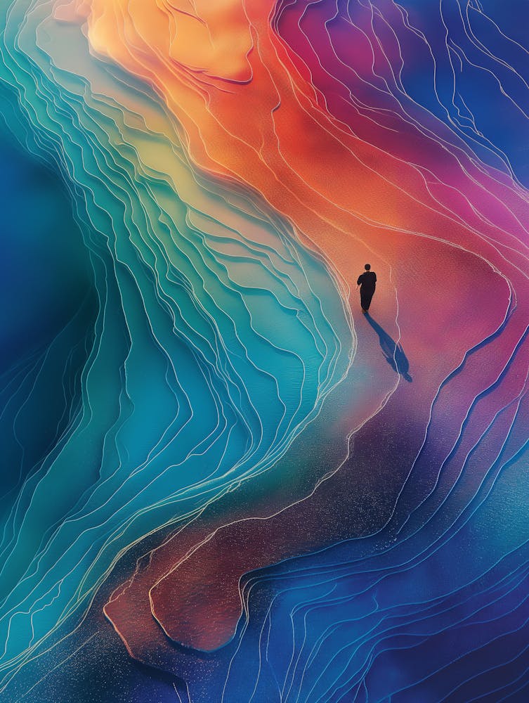 Abstract Landscape Painting