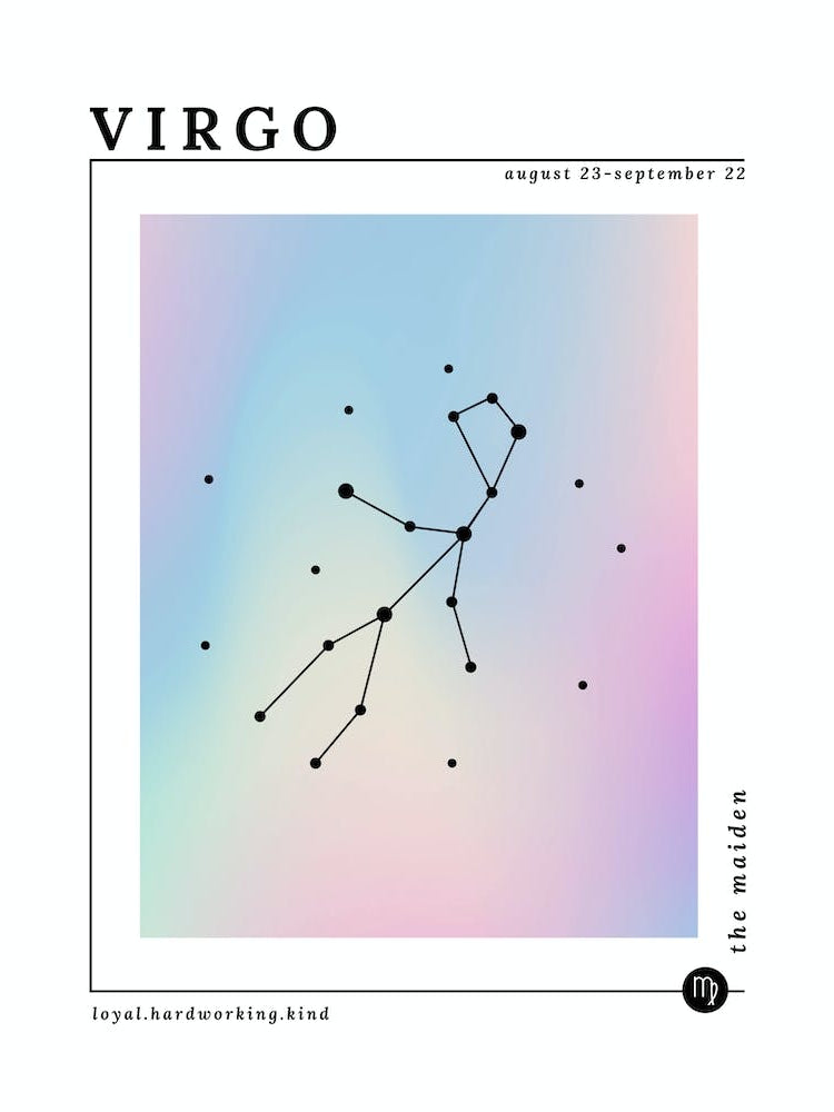 Virgo Zodiac Sign | Iridescent
