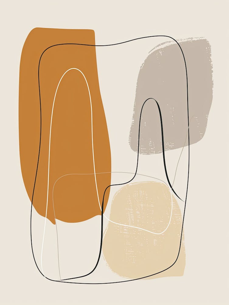 Cairo Botanical Garden Boho Line Art