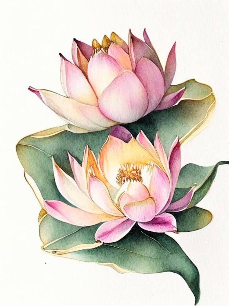 Double Lotus Watercolour Ink Pencil 2