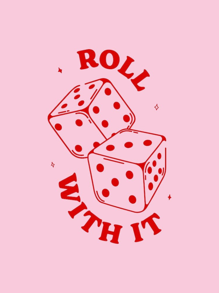 Roll With It - Pink & Red