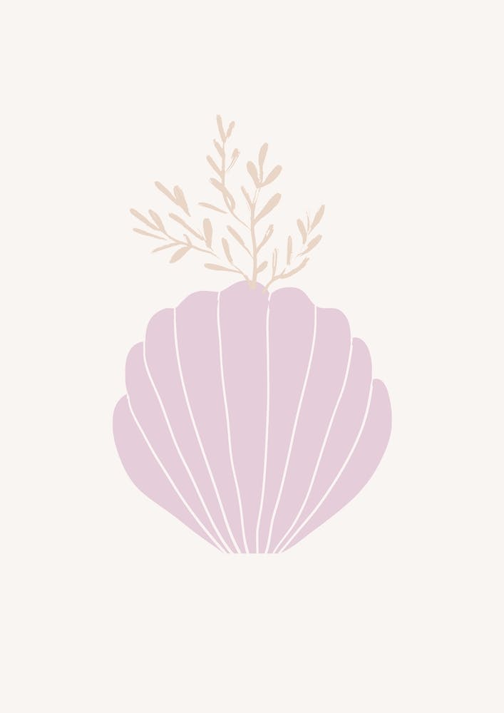 Nordic Lilac Vase Of Botanicals