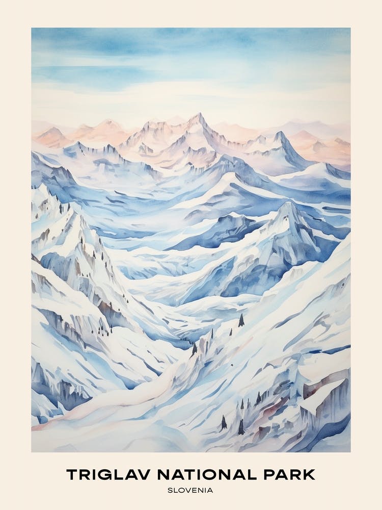 Triglav National Park Slovenia 4 Poster