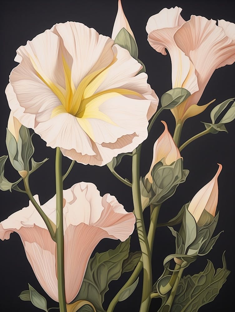 Flower Illustration Lisianthus 1