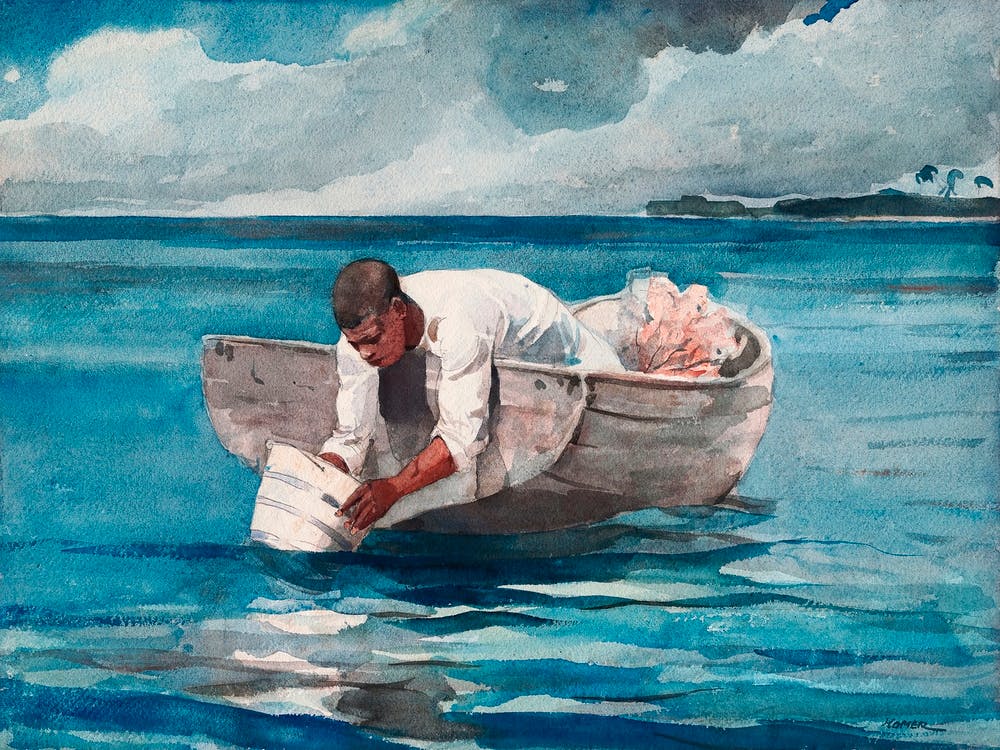 The Water Fan (ca. 1888–1889), Winslow Homer