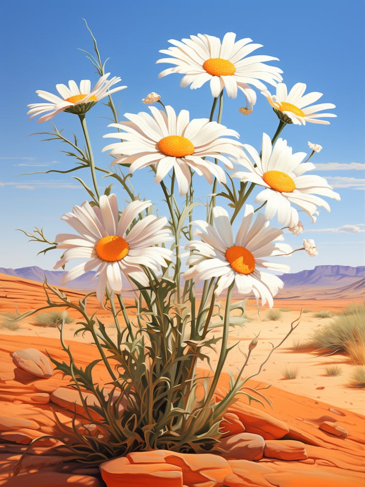 Daisy Wildflower In Desert, South Western Style (2)