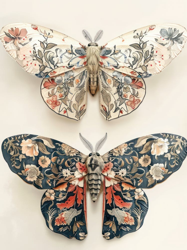 Butterfly Elegance William Morris Style 8