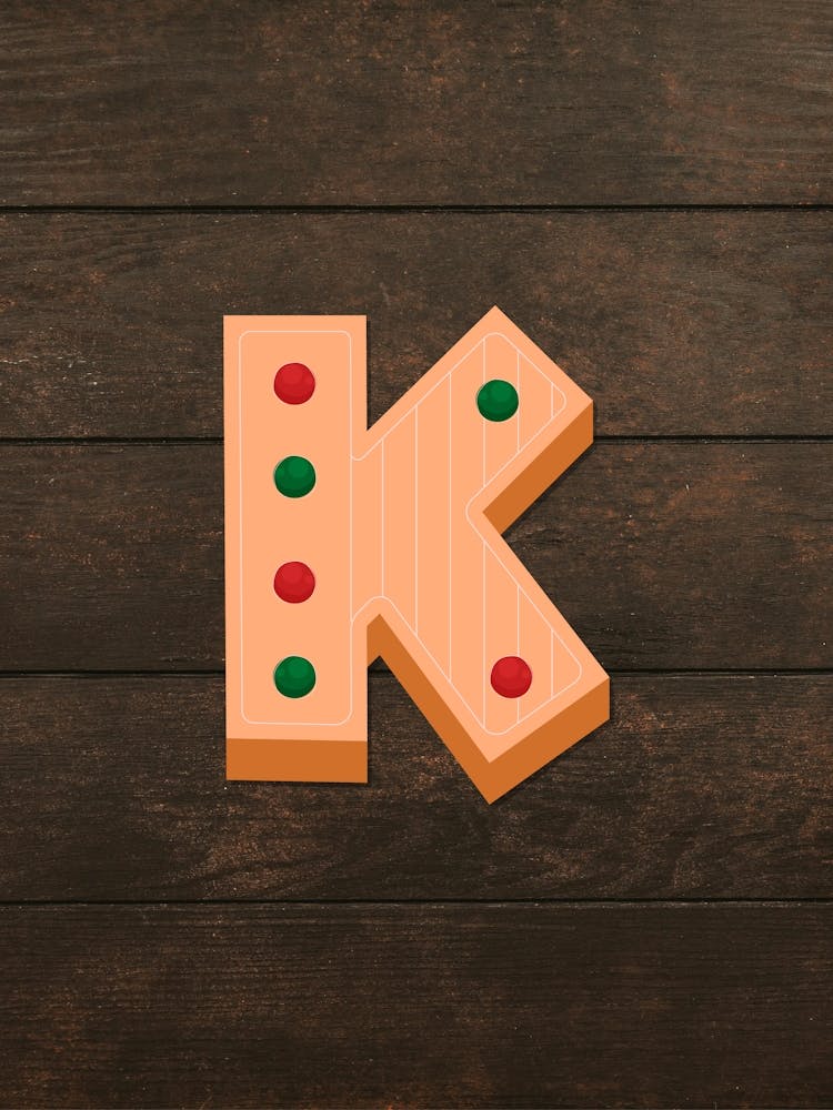 Gingerbread Christmas Letters Living Room Holiday Display 11