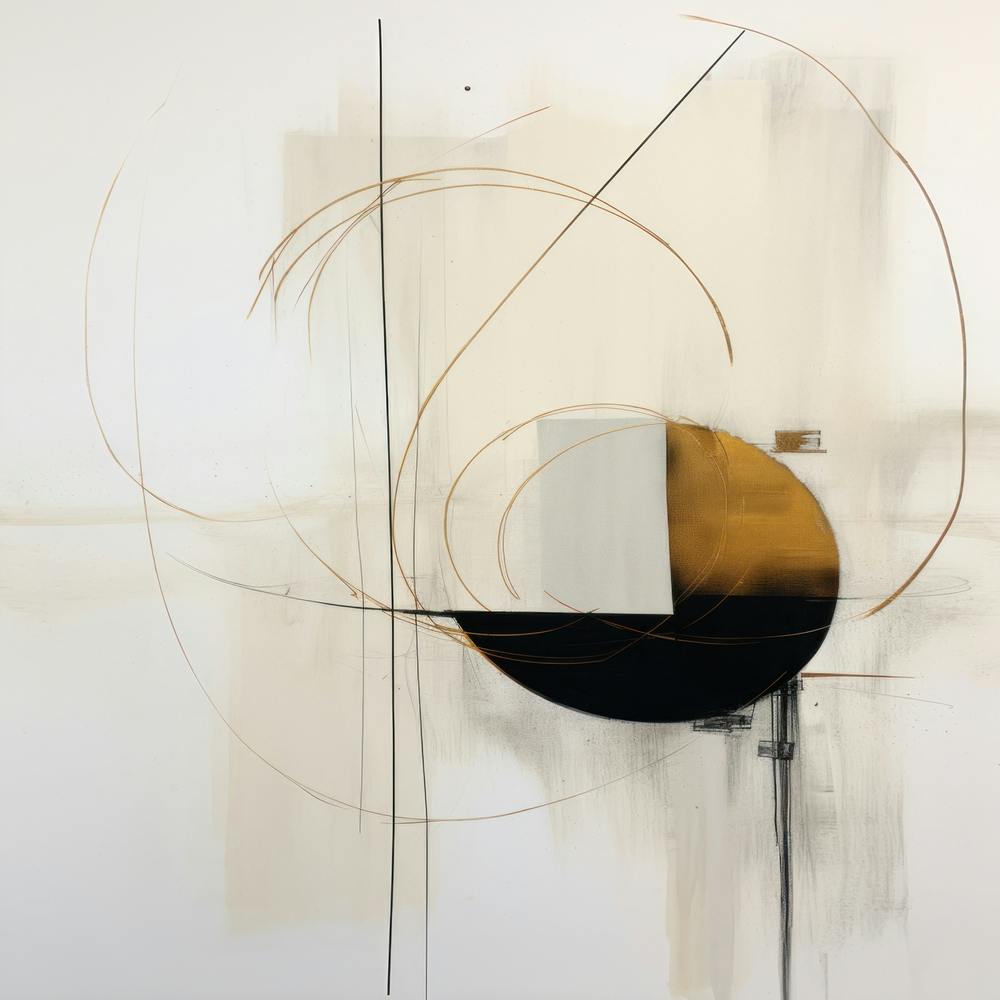 Black Beige Minimalist Forms 8