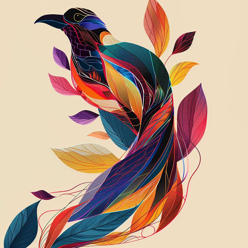 Colorful Bird - city wall art, colorful wall art, home decor, minimal art, modern wall art, wall art, wall decoration, wall print colourful wall art, decor wall art, digital art, digital art download, interior wall art, downloadable art, eclectic wall, fa