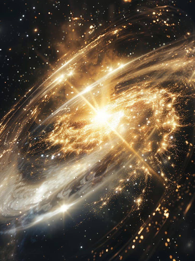 Spiral Galaxy In Space 1