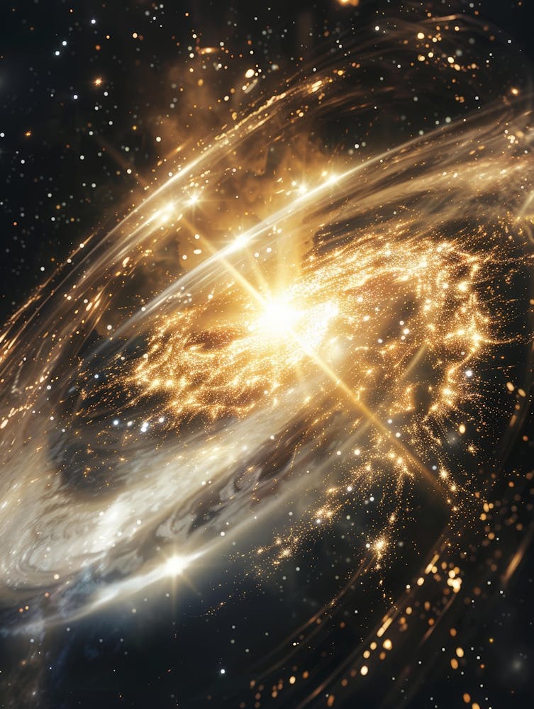 Spiral Galaxy In Space 1