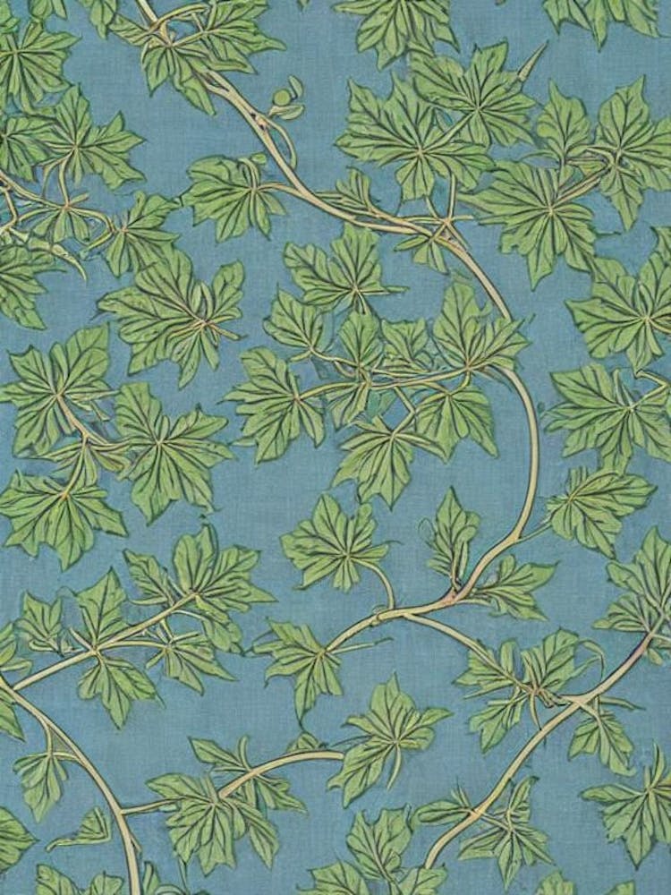 Amur Maple tree Vintage Botanical