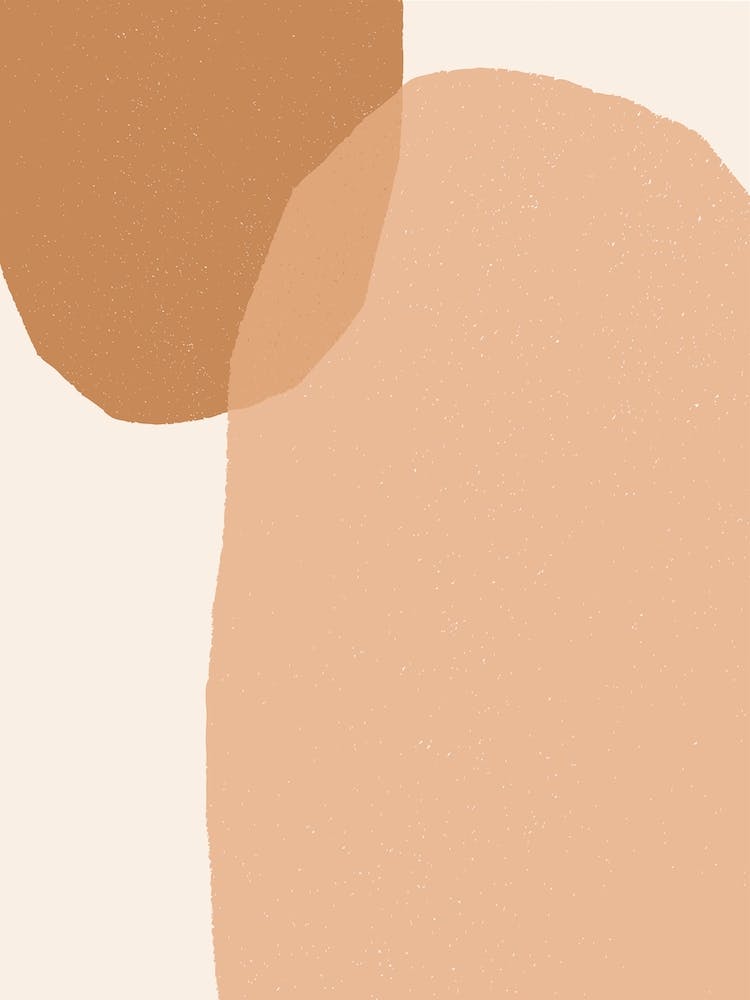 Abstract Double Arch Burnt Orange