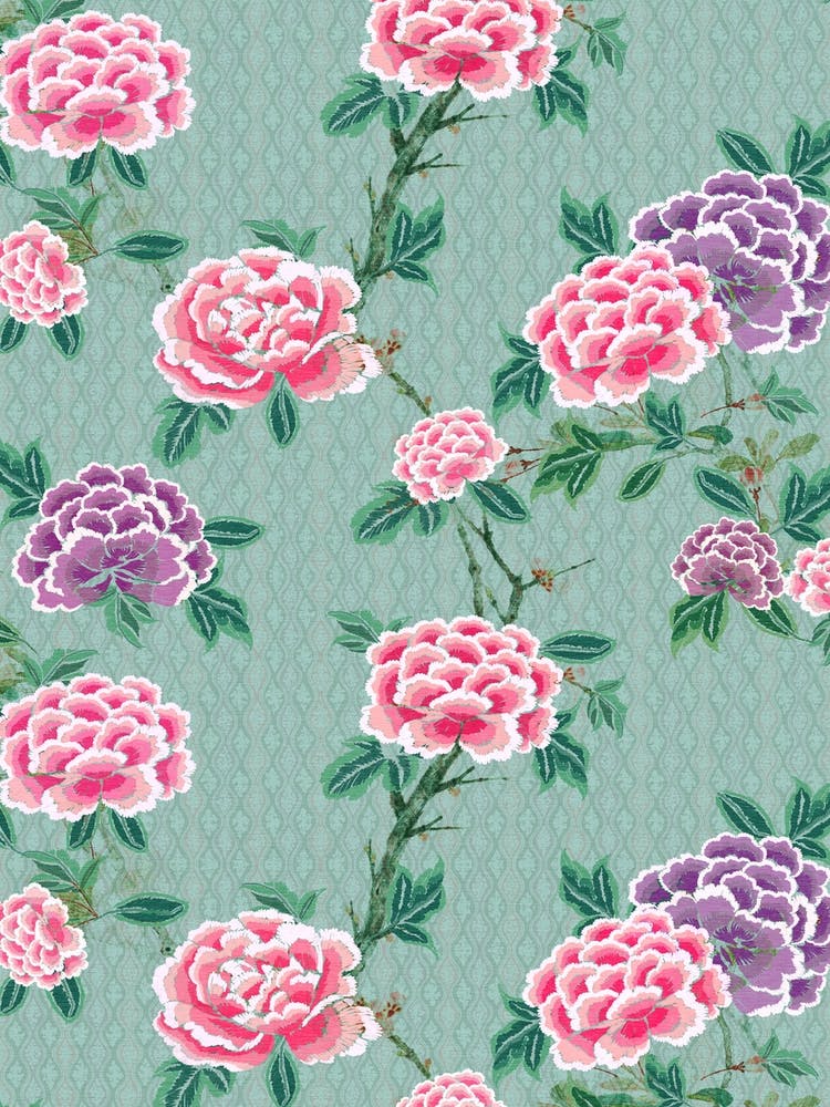 Chinoiserie Peonie Florals