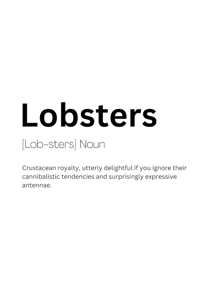 Lobsters Definition Meaning