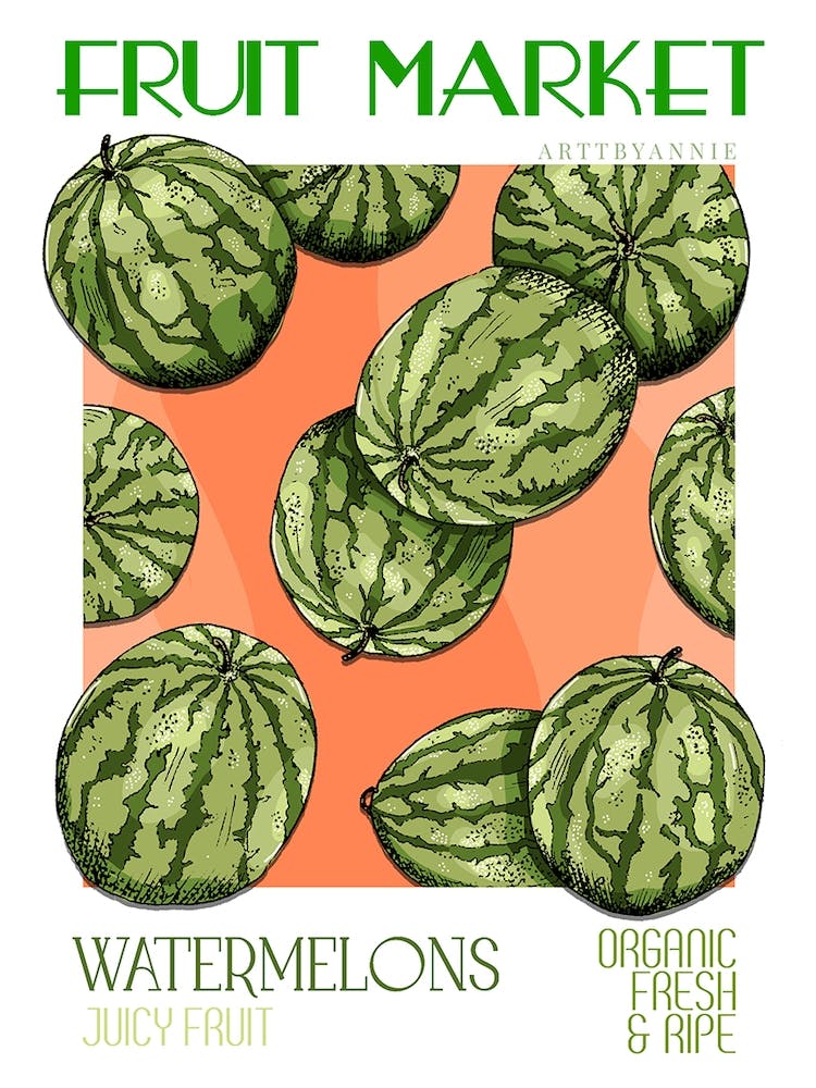 Watermelon Fruit Market