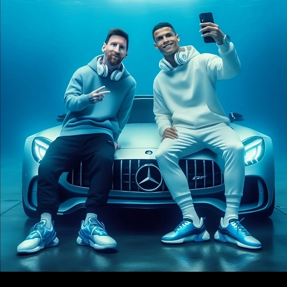 Best photo of Messi and Ronaldo