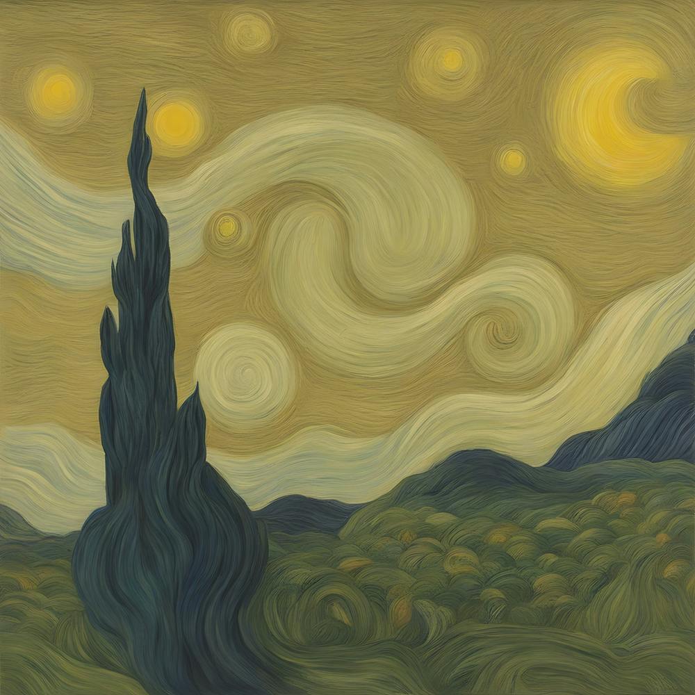 Vincent Van Gogh inspired painting