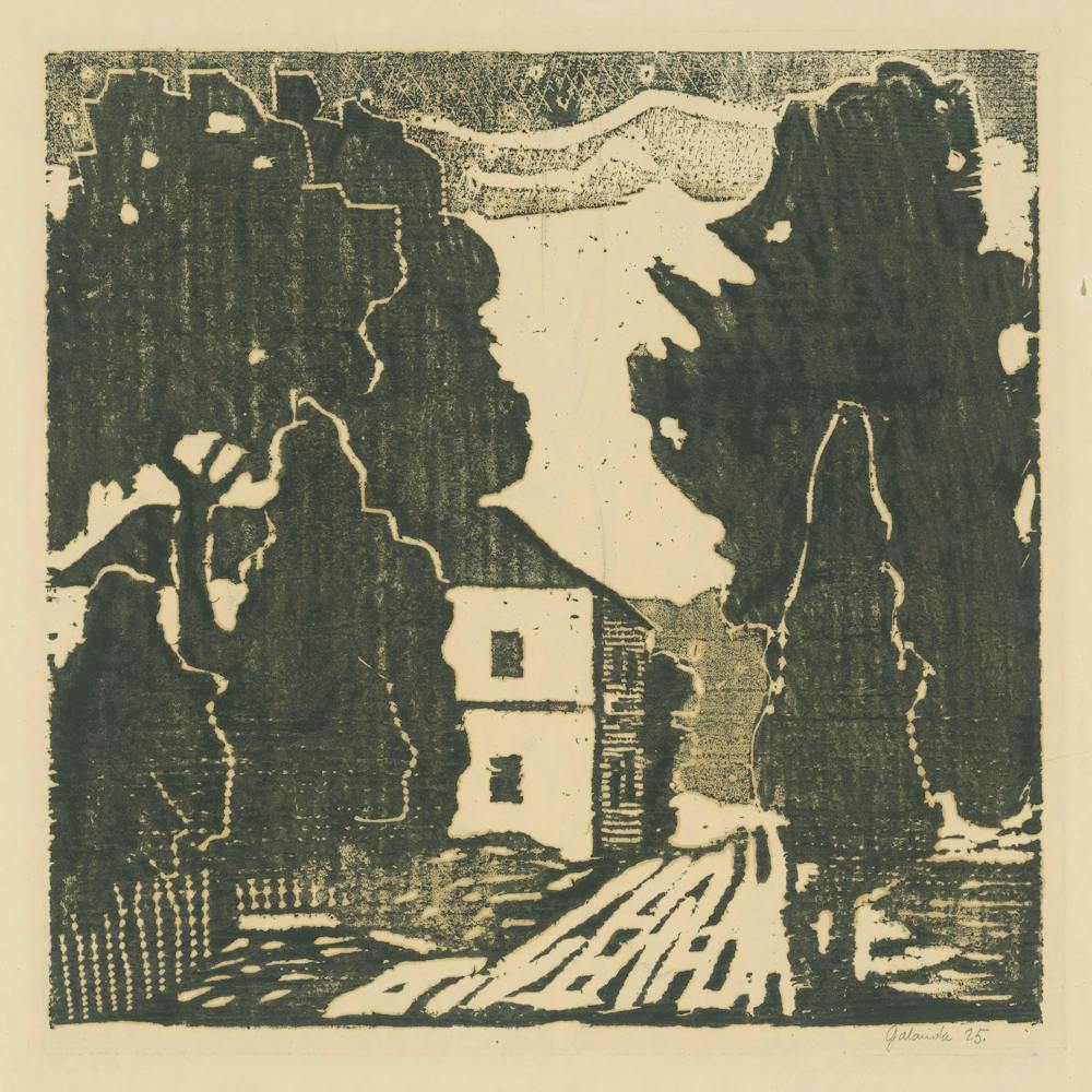 Haus in der Gasse, Mikuláš Galanda