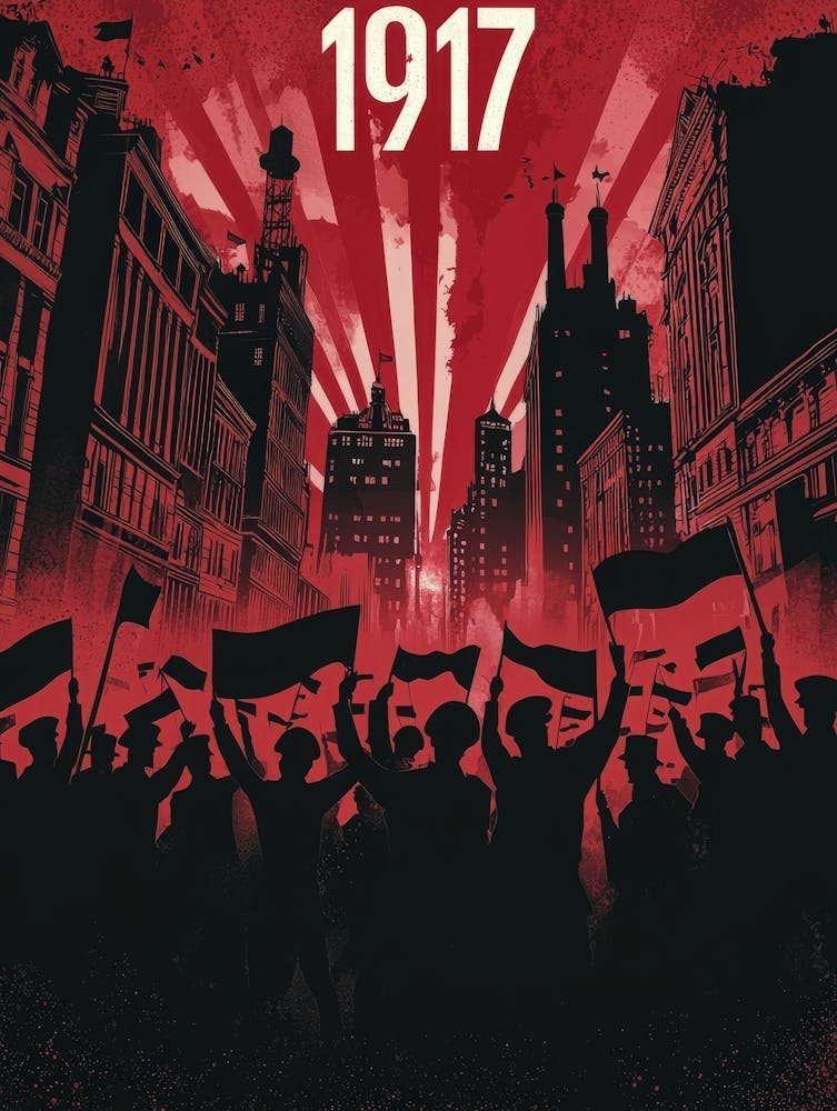 Aihrgdesign A Vintage Political Poster Depicting The Russian 3