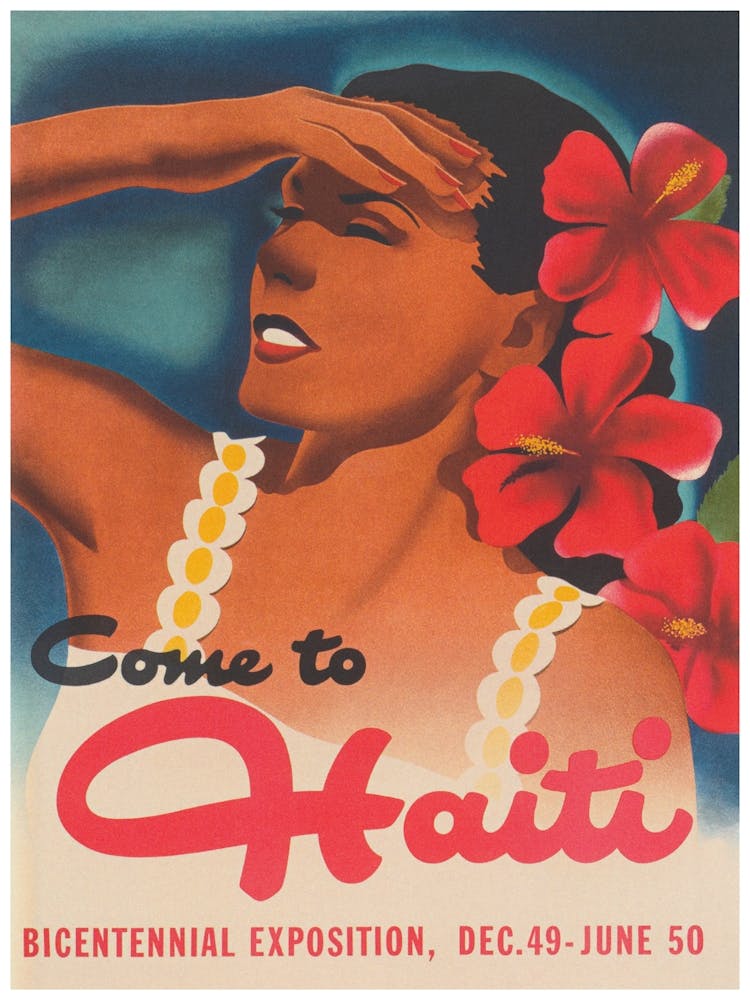 Haiti Vintage Reiseposter 1