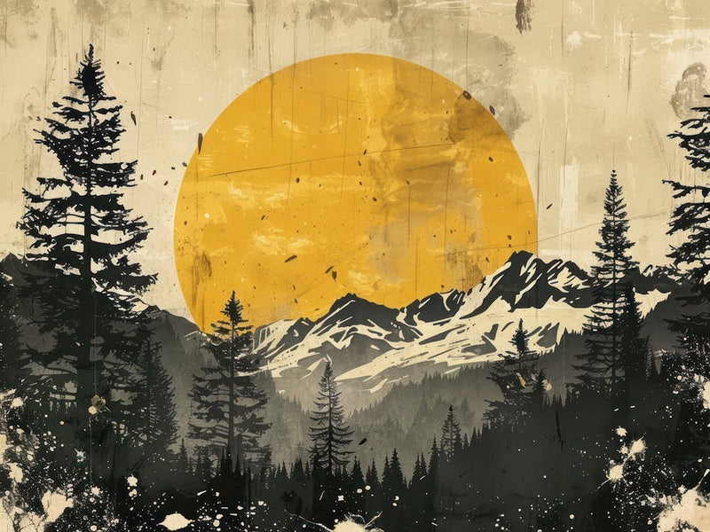 Landscape Retro Illustration 3